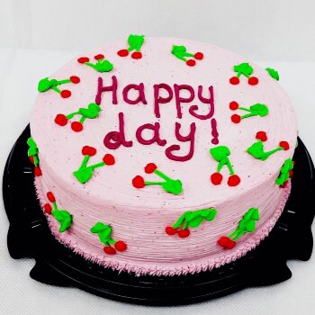 Торт "Настроение HAPPY DAY!" (вишня) 1,5кг