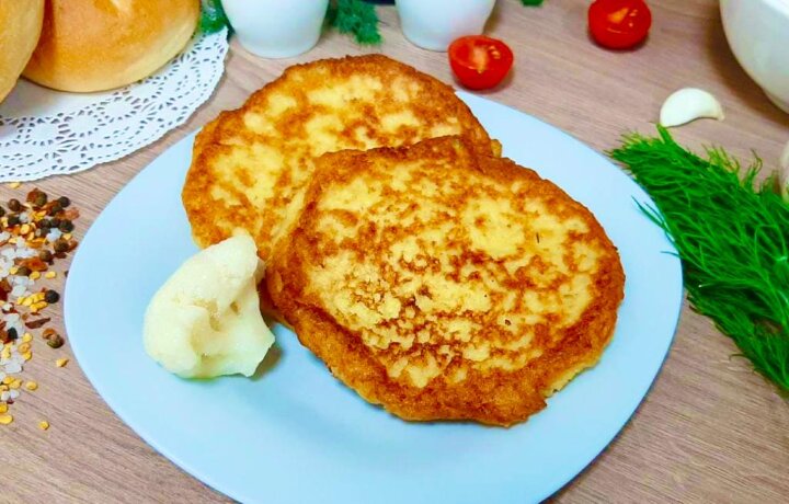 Оладьи из цветной капусты 1 шт 160 гр